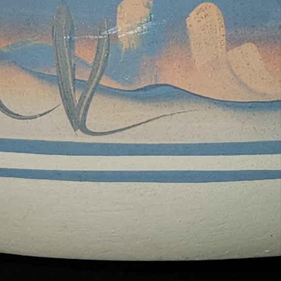 Southwest Wedding Pottery Vase - Hand Painted - Picture 5 of 10